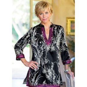 Soft Surroundings Rolling Meadows Tunic 3X